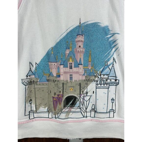 Disney Store Ink and Paint Hooded Hoodie Sweatshirt Jacket Multi Womens‎ Medium - Picture 8 of 9